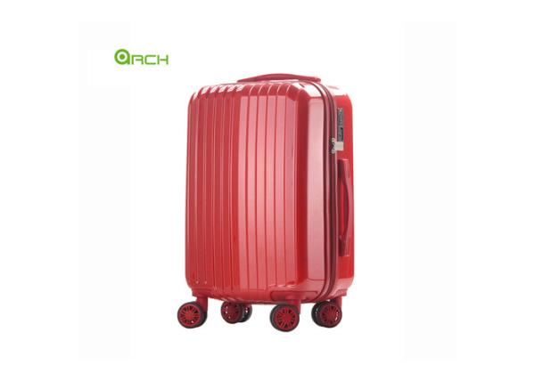 Retractable Handle Abs Material Luggage With Spinner Wheels