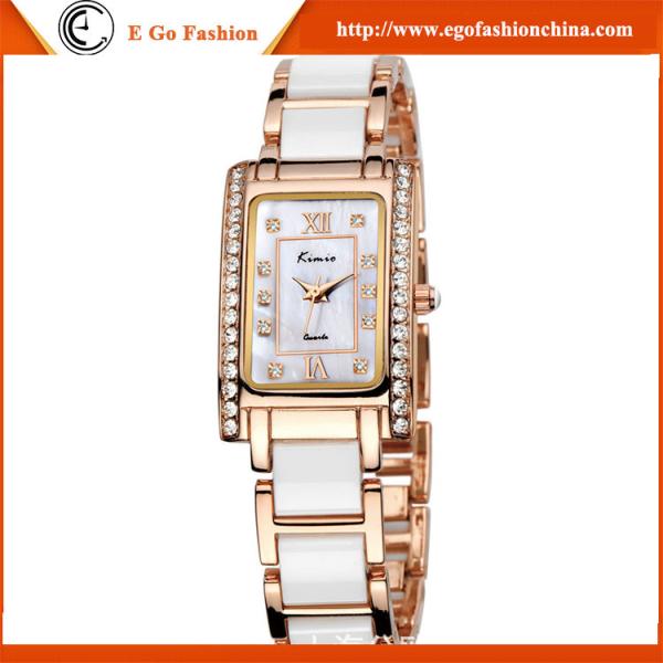 KM12 Fashion Casual Luxury Women's Men Stainless Steel Band Quartz Analog Wrist Watch New