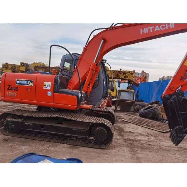 Refurbished Hitachi ZX120 Excavator Isuzu Engine 65 kW Power 20T Operating Weight