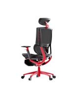Altura de couro ergonômica da cadeira de mesa do rodízio do PA que ajusta a cadeira de mesa do braço com apoio do pé