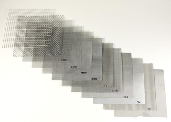 Durable 300 Micron Water Filter Mesh / Plain Weave Mesh Heart Resistant