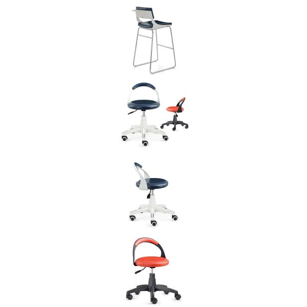 Modern Design Style Swivel Adjustable Salon Visitor Office Chair with Back PC Chair