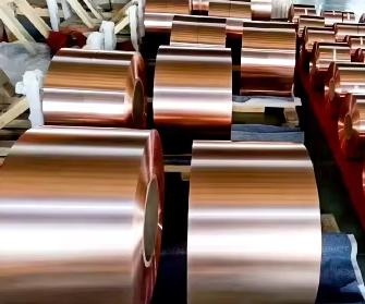 Pure Red Flat Copper Strip With 0.1mm Thickness For Electronic Industrial Decorative