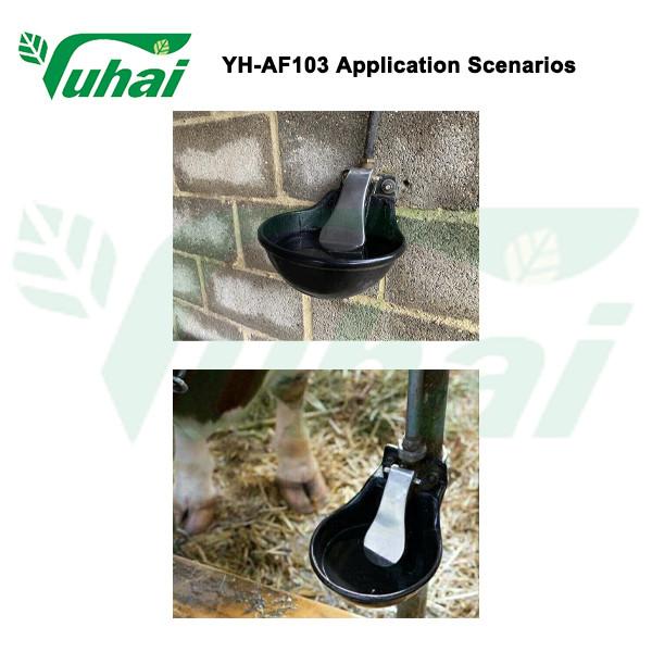 1.8L Caixa de bebida para cavalos Caixa de ferro fundido Caixas de bebida para gado Língua vertical 4,21kg Peso