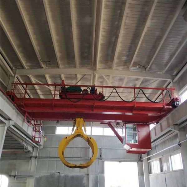 China's high quality and low price50 ton garbage grab bridge double beam crane, power plant double beam crane, grab dou