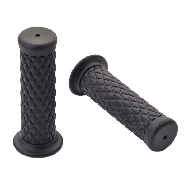 Replace/Repair Purpose Customized 22mm PVC Rubber Retro Motorcycle Handlebar Grips