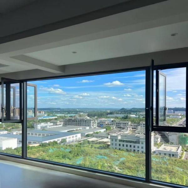 Premium Aluminum Casement Weather Resistance Tempered Glass Window For Homes & Offices With SKATE Original Hardware