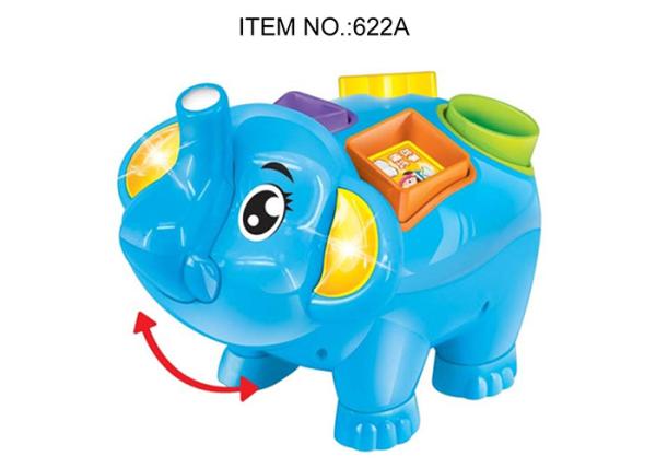 Toddler B / O Cow W / Shape Sorter Blocks Infant Baby Toys Educational 5 Pcs Playset