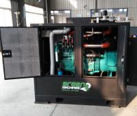 Biogas CHP BHKW 30KW 40KVA CE Certified For Heating Hot Water Farm Power Supply