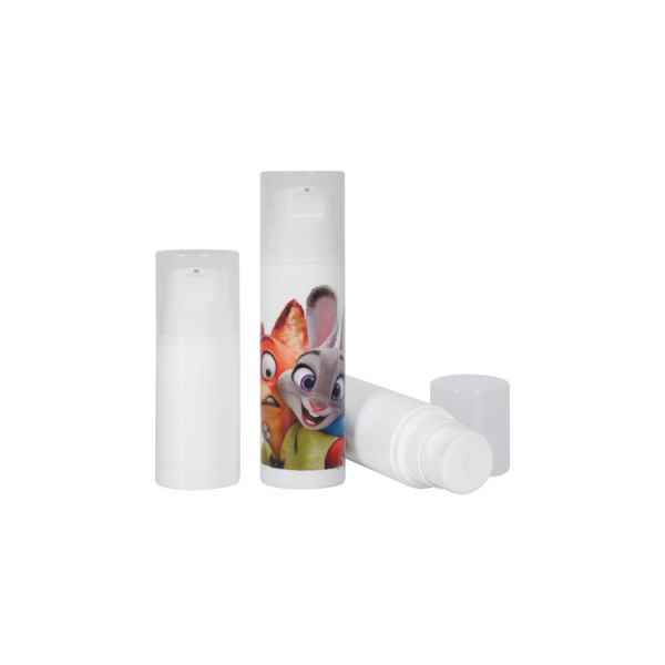 150ml 200ml 250ml White Plastic PP Airless Bottle Cosmetic Packaging Container UKA21