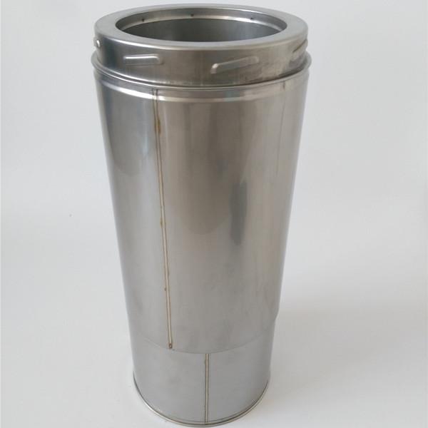 Adjustable Double Wall Chimney Pipe , All Fuel 6 Inch Insulated Chimney Pipe