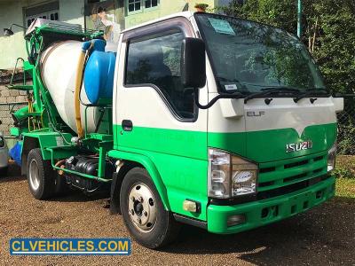 ISUZU ELF 1.5CBM Self Loading Mobile Concrete Cement Mixer Construction Truck