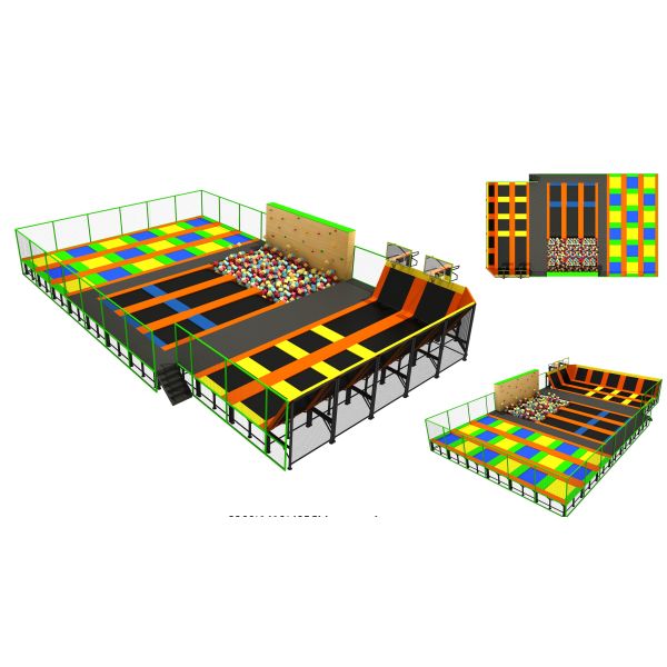 333M2  Equipment Commercial Trampoline Discount Large Children Trampoline