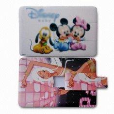 Memoria USB delgada práctica barata AT-045B de la tarjeta de crédito