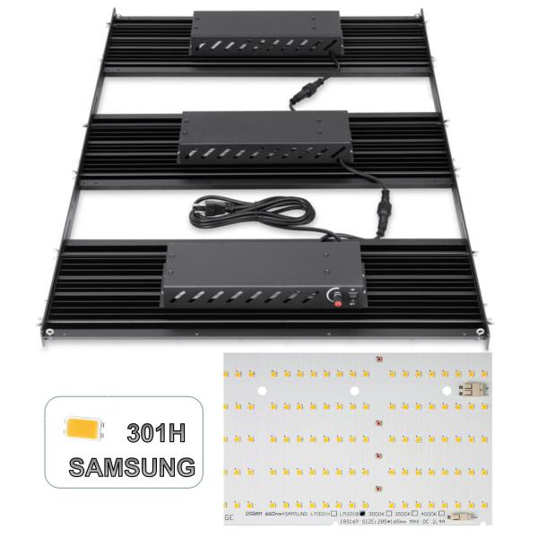 High Efficient 3000k 660nm Red Led Grow Panel Light , 720w Led Grow Light