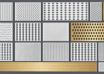 AISI JIS GB 6063 Aluminium Perforated Plate Mesh Anti Abrasion Multipurpose