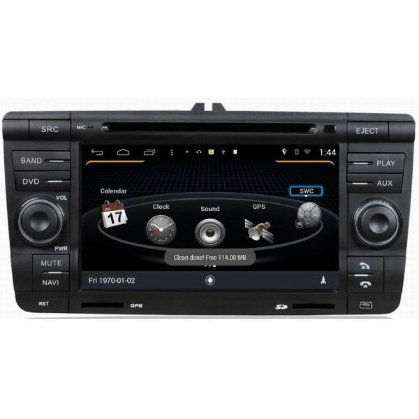 ouchuangbo car radio stereo multimedia s160 for Skoda Octavia 2007-2009 with gps navi 3g wifi ndroid 4.4 system