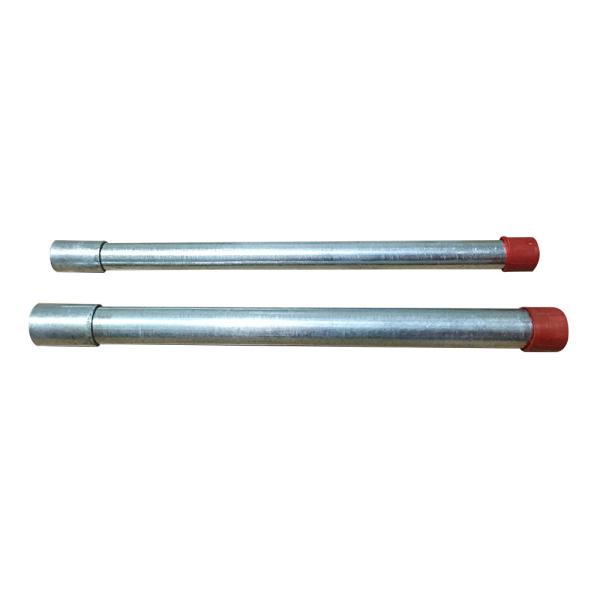 Class 4 GI Conduit Pipe Thickness 1.60mm Fix With Coupler Cap BSI Certified