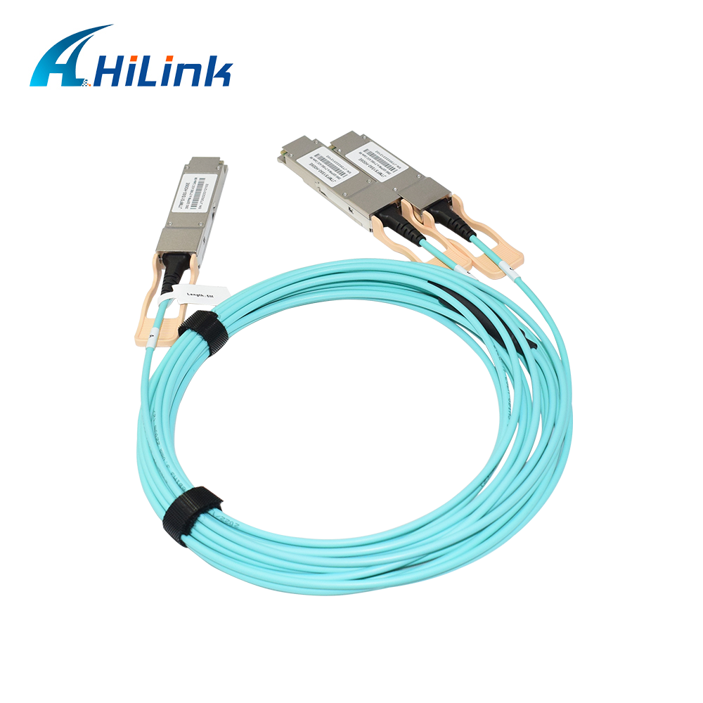 Оптический кабель 200G QSFP56 SR4 центров данных активный к кабелю 2xQSFP56 SR2 850nm 5m AOC