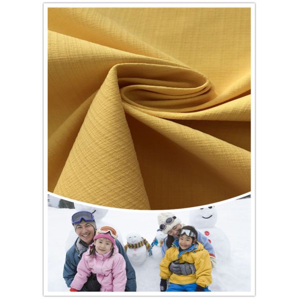 Deux - protégeant du vent confortable de Tone Look Stretch Polyester Fabric pour