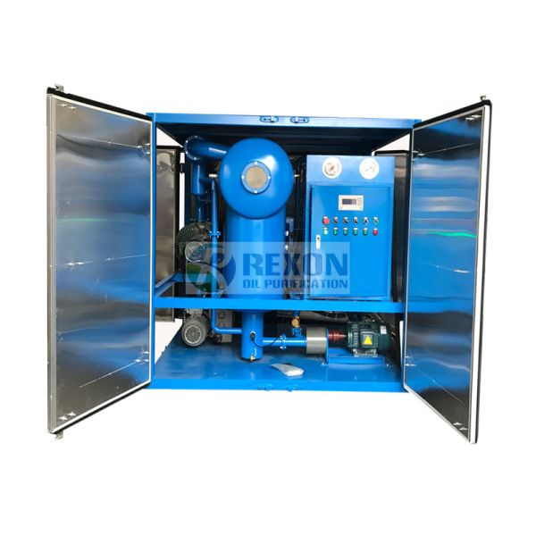 Weather Proof Type Vacuum Heating Treatment Dielectric Oil Purifier Machine 9000LPH