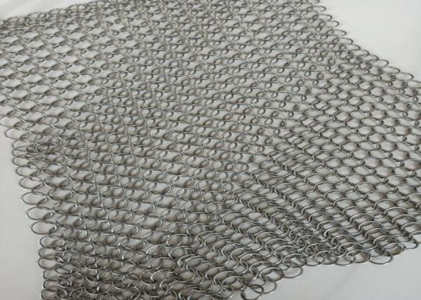 Salões de aço inoxidável de Ring Mesh Plain Woven For Exhibition do metal de SS316 HDG PVD