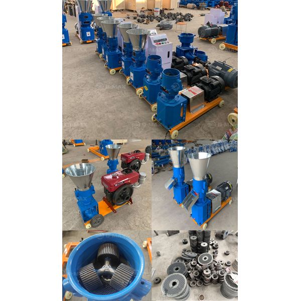 220v/380v Voltage Wheat Bran Pellet Making Machine for Small Mini Goat Cattle Cat