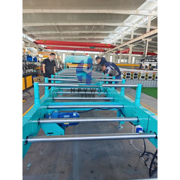 C21 Roof Sheet Rolling Machine 0-40M/Min Speed 23 Row Molding And PLC Control