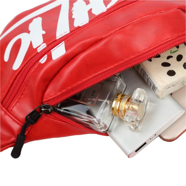 Anti Thief Small Jogging Backpack 0.2KG 28x15x15cm 100  PU Material
