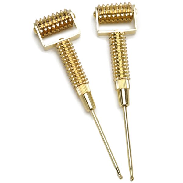 Face/Ears Acupuncture Points Detector with Face Massage Roller and Spring Needle