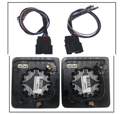 Black Car Electronics Accessories Glass Plastic Metal Blind Side Sensor System