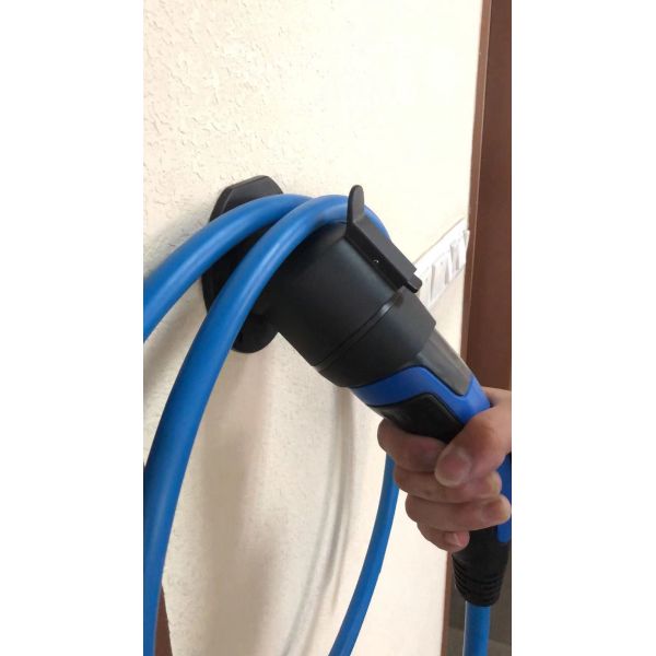 Держатель штепсельной вилки типа 2 EV PVC ABS аксессуаров IEC 62196-2 EV поручая