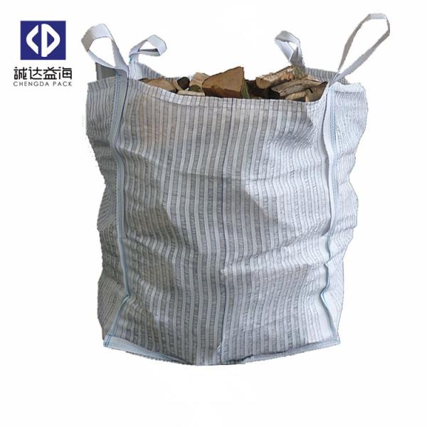 Ventilated FIBC Bulk Bags / Bulk Firewood Bags For Potato Onion Vegetables