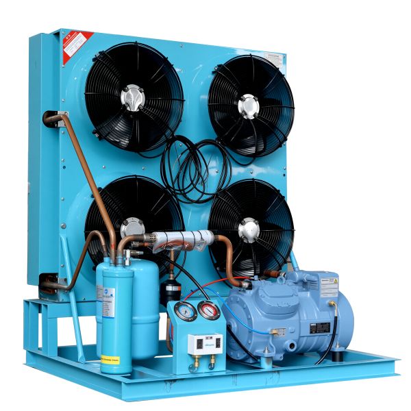 Dual Fans Motor Automatic Industrial Refrigeration Cold Room Condensing Unit