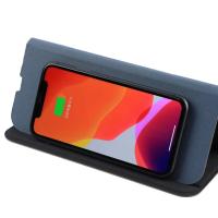 Originalité faite sur commande de remplissage de tapis de souris de radio en cuir pliable imperméable