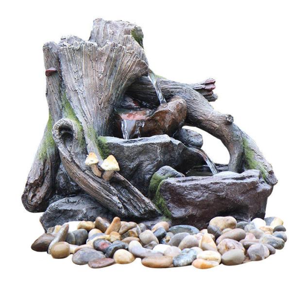 SAC # S00254 Creek Stake Rock Water Fountains For Garden / Patio