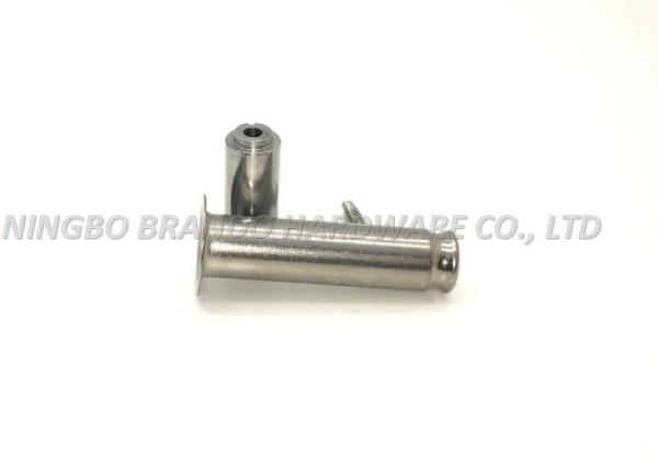 Circular Seat Solenoid Stem Cylindrical Movable Core For Pneumatic Equipment