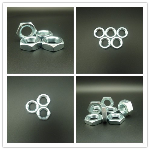 M16,M8 DIN439 Hex thin nut,Zinc Plated,Carbon steel Grade 8.8 Class,DIN936