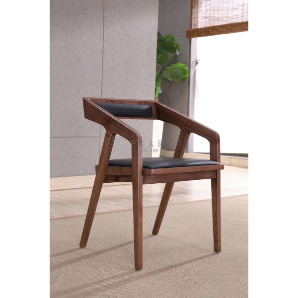 Modern European Style Wooden Dining Chair