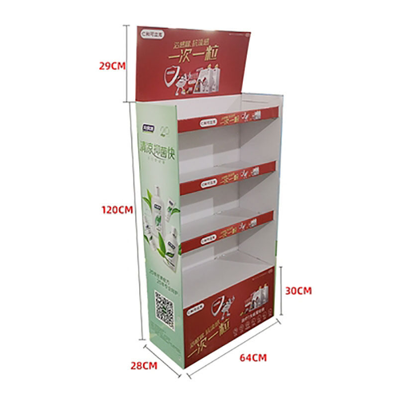 Eco-friendly Custom Logo Outdoor Advertising Rack for Toy Cardboard Standee Promotion