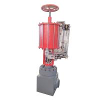 Válvula de globo de ligar/desligar pneumática da válvula de controle do globo com o atuador pneumático elétrico
