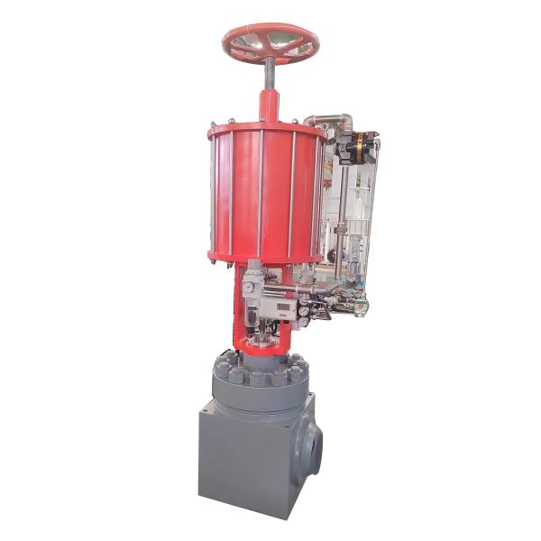 Globe Control Valve Pneumatic On/Off Globe Valve With Electric Pneumatic Actuator Linear motion valve