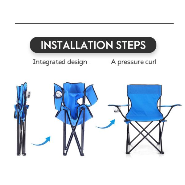 5.000kg Chinese Style Lightweight Folding Picnic Fishing Chair for Outdoor Beach Camping