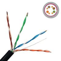 Cable UTP de réseau sécurisé de catégorie 5e avec matériau de conducteur CCA en cuivre