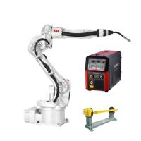 6 robot de soudure spécial de la marque IRB 1520ID-4/1.5 du bras ABB de robot d'axe avec la puissance de soudure et le positionneur de Megmeet