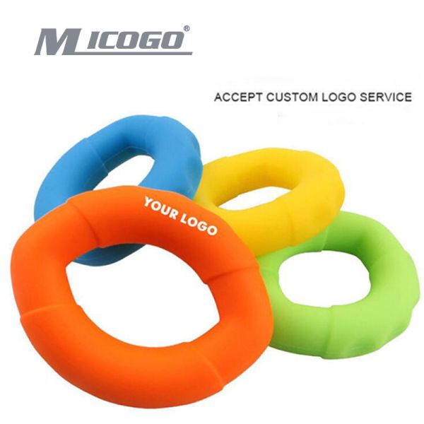 Silicone Portable Hand Grip Gripping Ring Carpal Expander Finger Trainer Grip Strength Rehabilitation Pow Stress Ring Ball