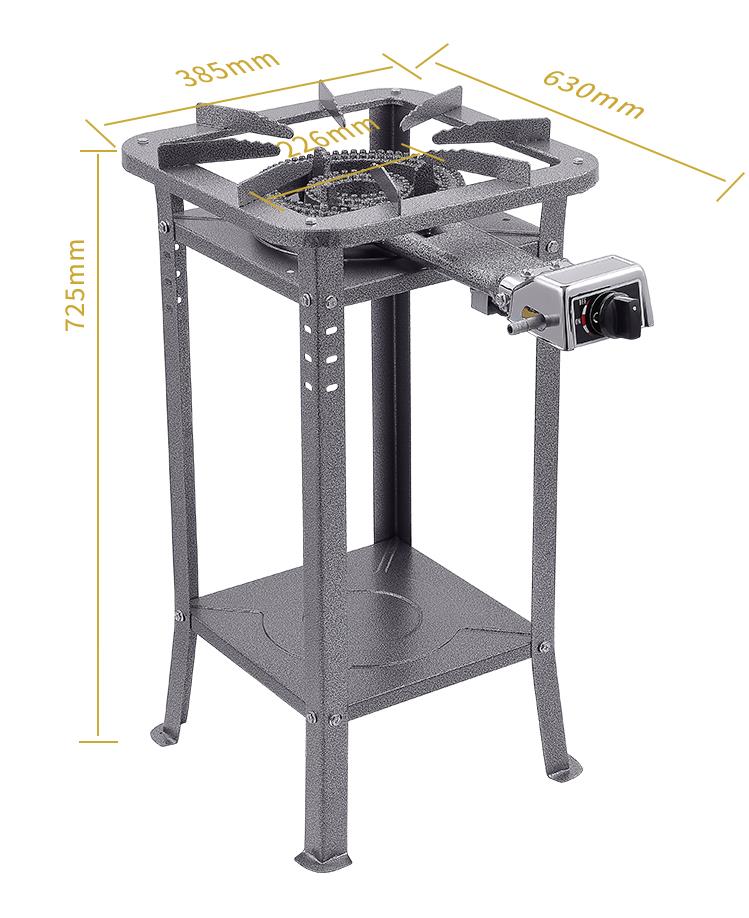 Внешняя располагаясь лагерем газовая плита LPG одиночной горелки портативная