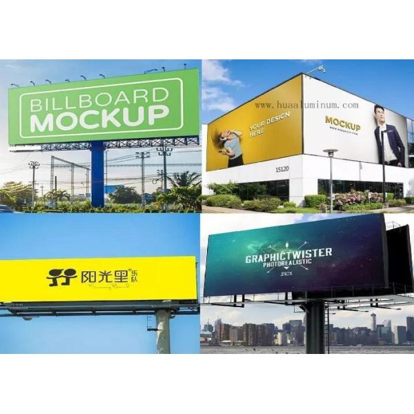 4ft Signage Aluminum Composite Panel Fireproof Aluminum Sandwich Board