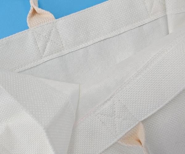 White Linen Dye Sublimation Tote Bags Custom Sublimation Beach Bags