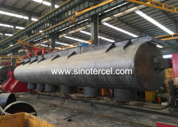 JOST Landing Gear Semi Water Trailer Q235 Carbon Steel Tank Material